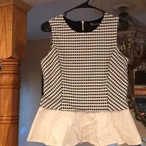 Fashionable peplum tank tops